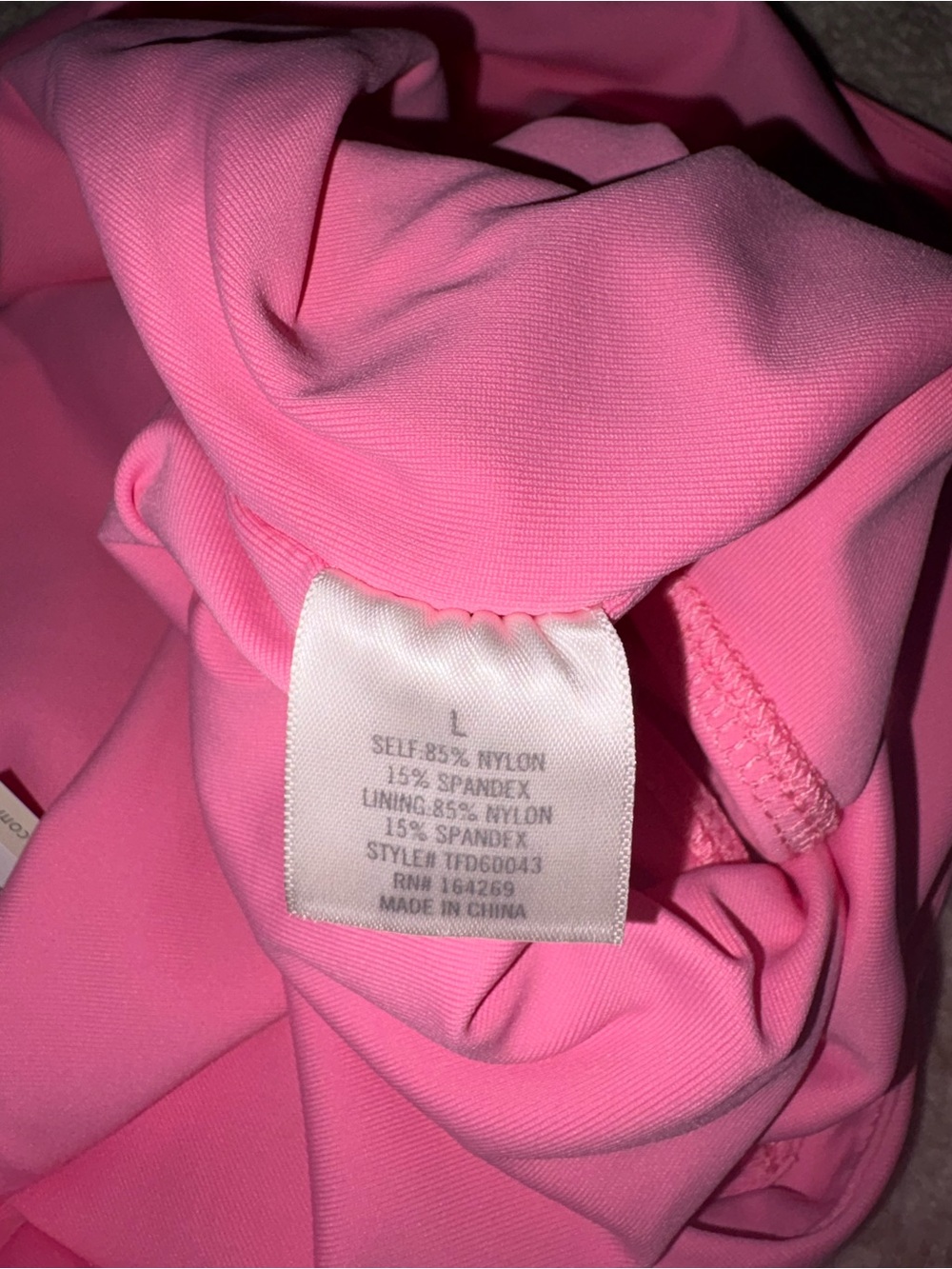 Francesca's Collections Pink Scoop-Neck Tank Bodysuit - Picture 3 of 3